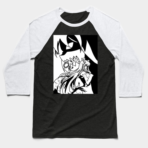 Dragon Maid Tohru Baseball T-Shirt by DragoniteDesigns